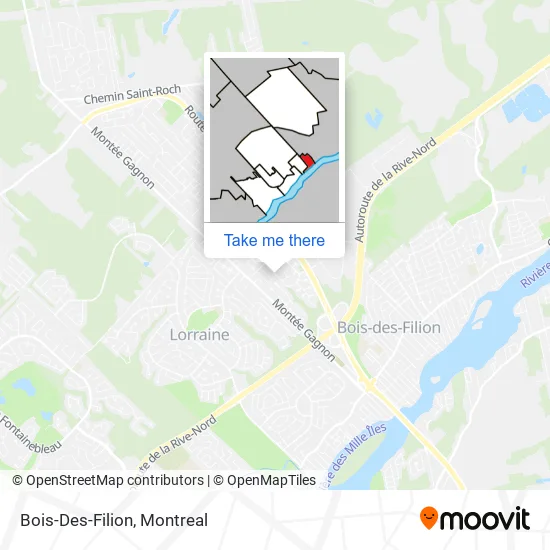 Bois-Des-Filion map