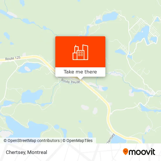 Chertsey map