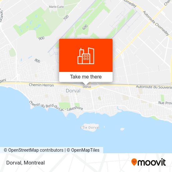 Dorval map