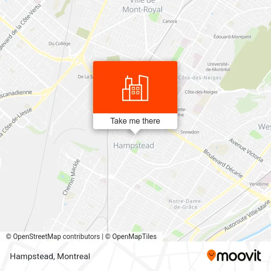 Hampstead map