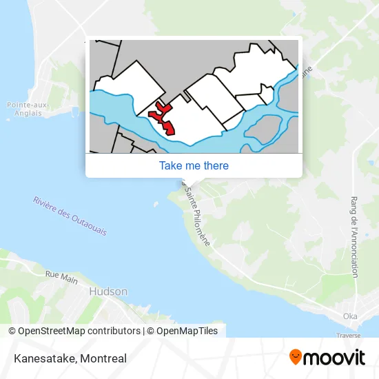 Kanesatake map