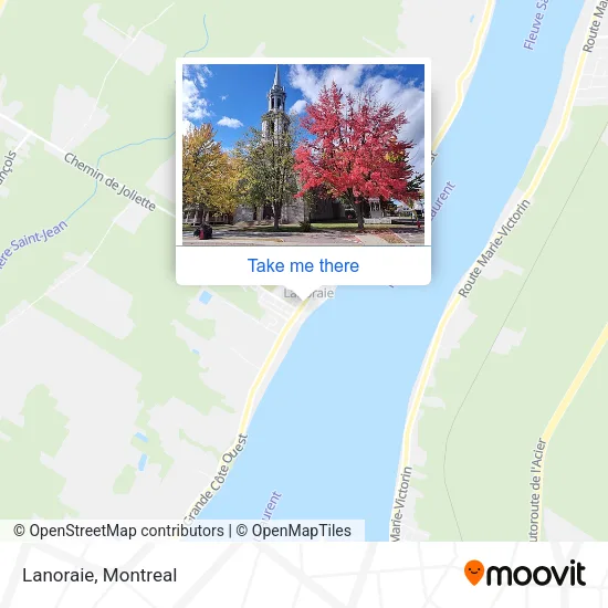 Lanoraie map