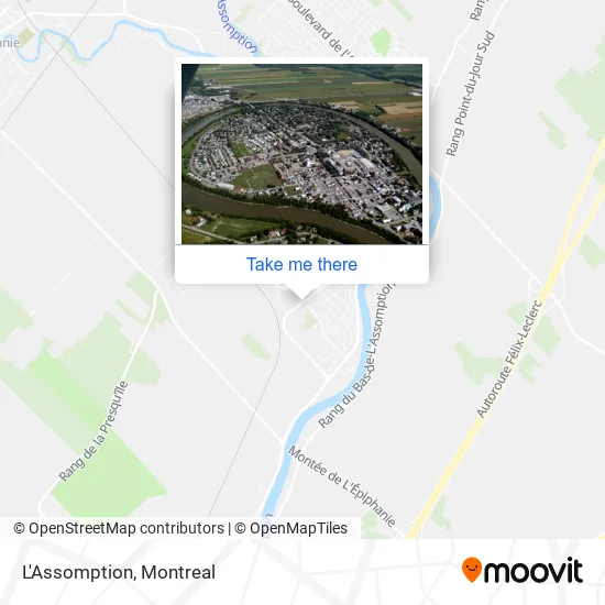 L'Assomption map