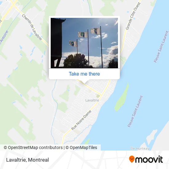 Lavaltrie map