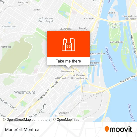 Montréal map