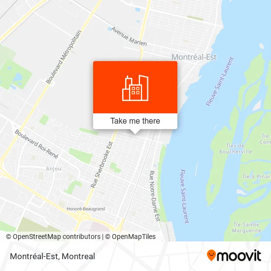 Montréal-Est map