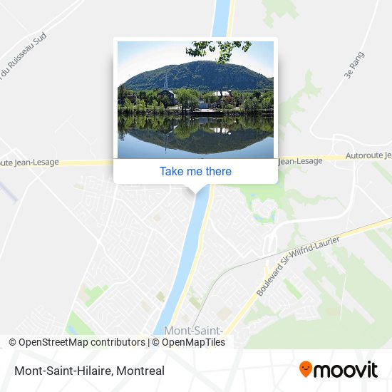 Mont-Saint-Hilaire map