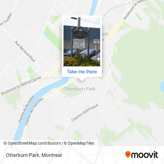 Otterburn Park map