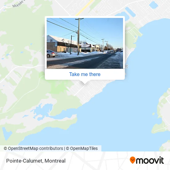 Pointe-Calumet map