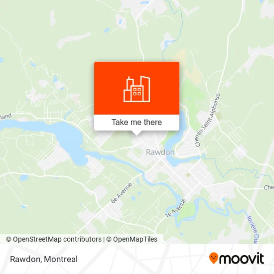 Rawdon map