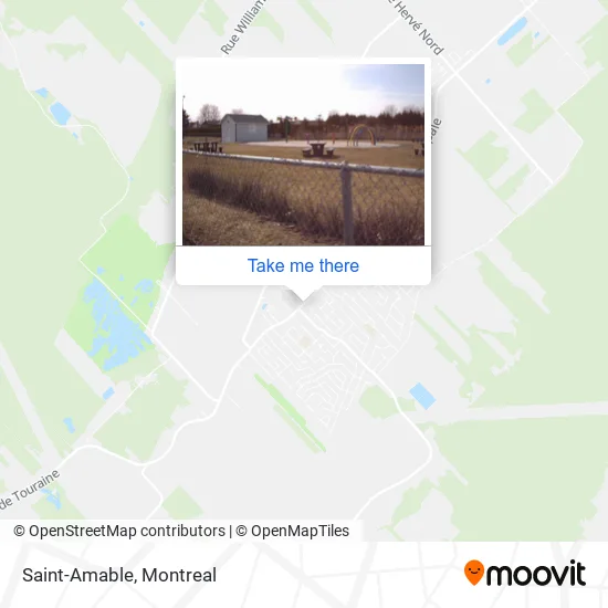 Saint-Amable map