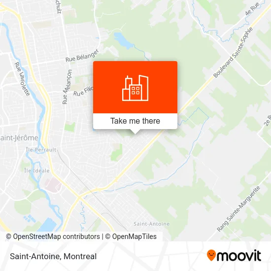 Saint-Antoine map
