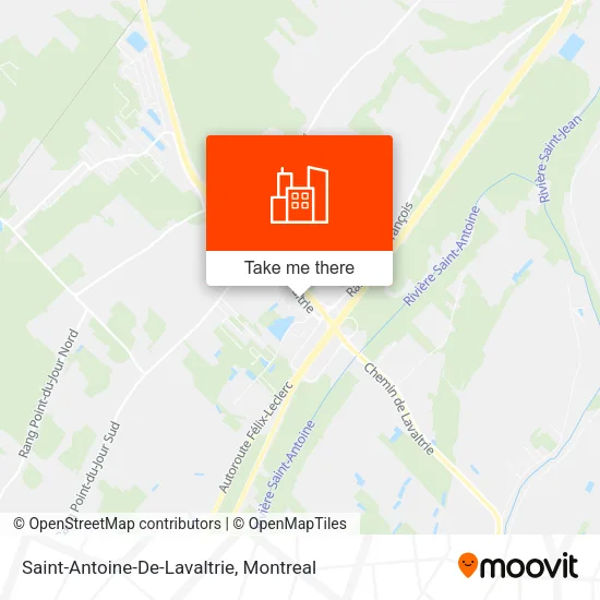 Saint-Antoine-De-Lavaltrie map