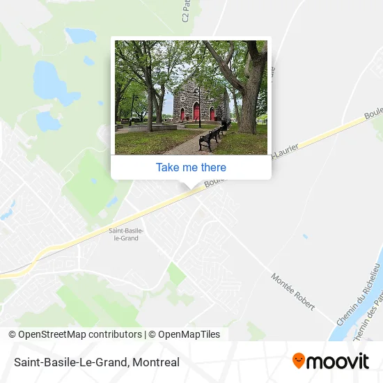 Saint-Basile-Le-Grand map