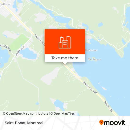 Saint-Donat map