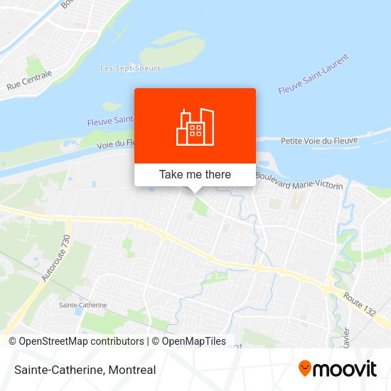 Sainte-Catherine map