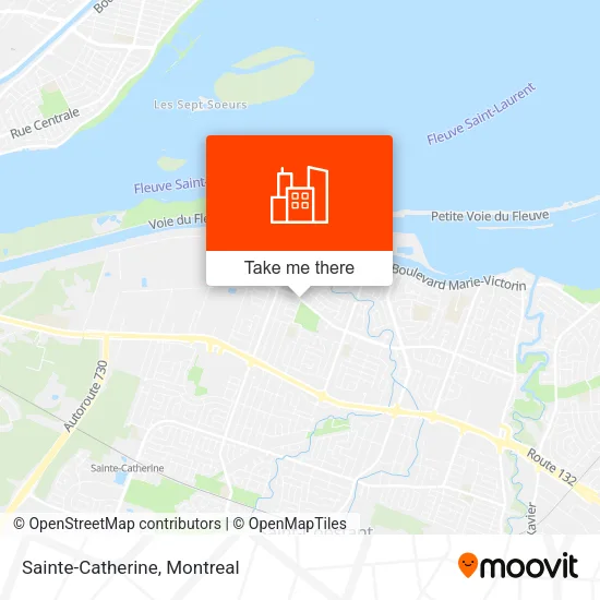 Sainte-Catherine map