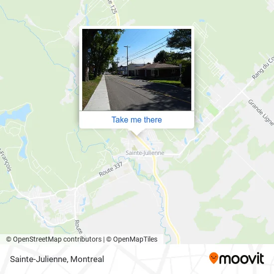 Sainte-Julienne map