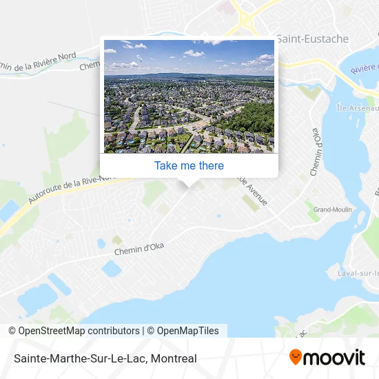 Sainte-Marthe-Sur-Le-Lac map