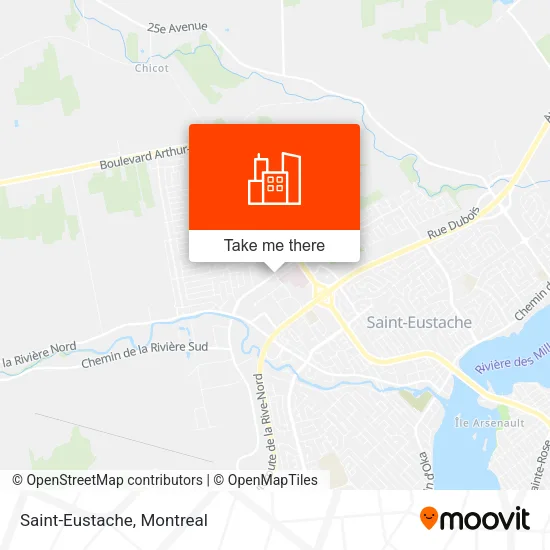Saint-Eustache map
