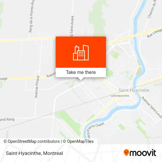Saint-Hyacinthe map