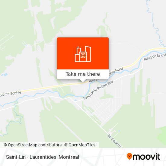 Saint-Lin - Laurentides map