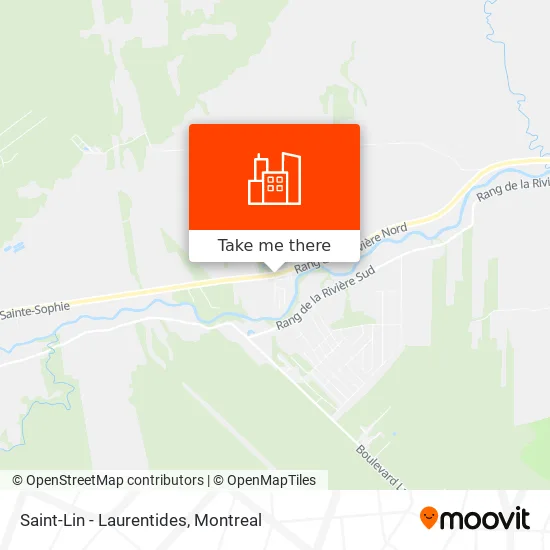 Saint-Lin - Laurentides map