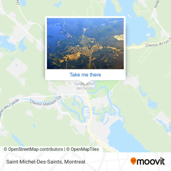 Saint-Michel-Des-Saints map