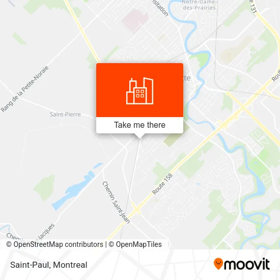 Saint-Paul map