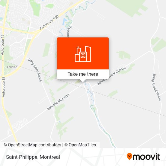Saint-Philippe map