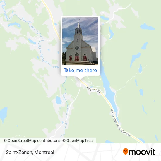 Saint-Zénon map