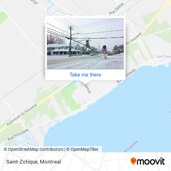 Saint-Zotique map