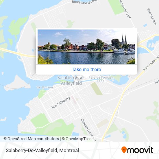 Salaberry-De-Valleyfield map