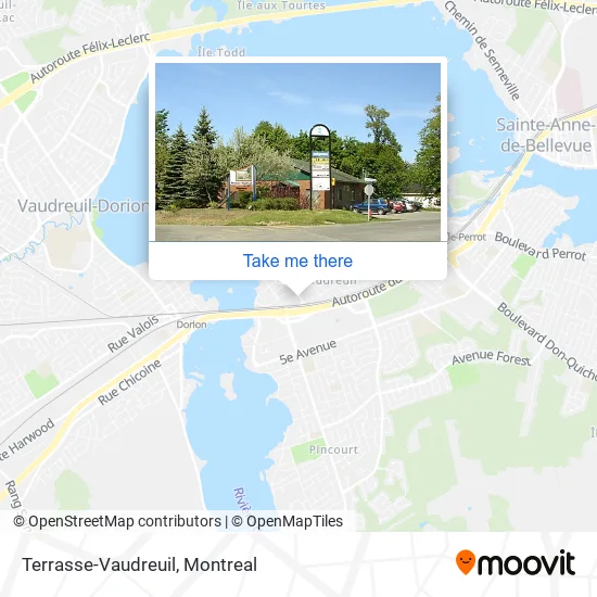 Terrasse-Vaudreuil map