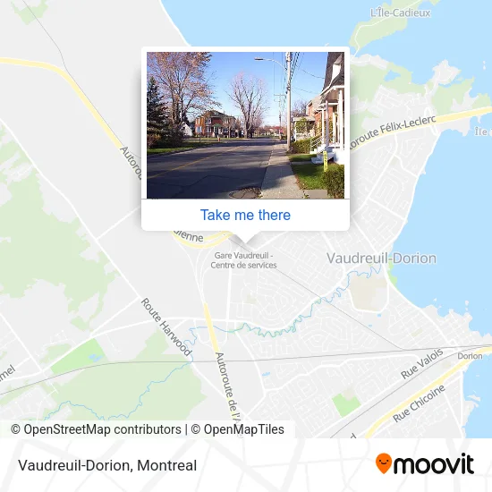Vaudreuil-Dorion map