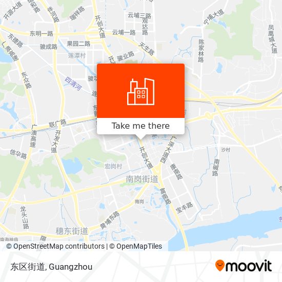 东区街道 map