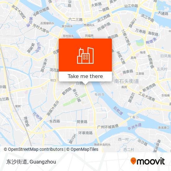 东沙街道 map