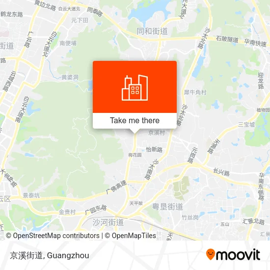 京溪街道 map