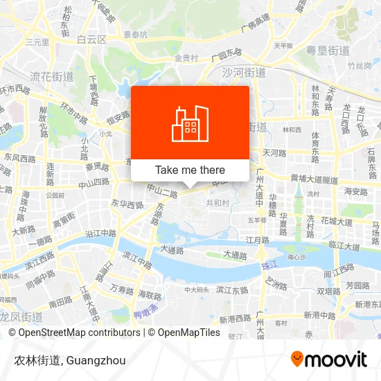 农林街道 map
