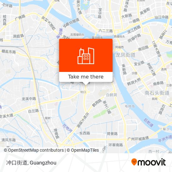 冲口街道 map