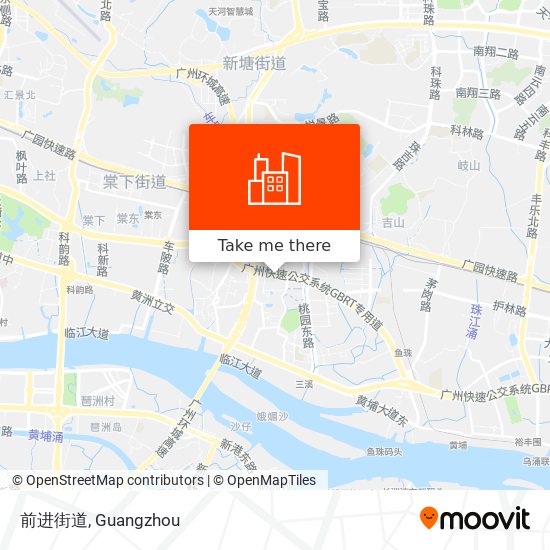 前进街道 map
