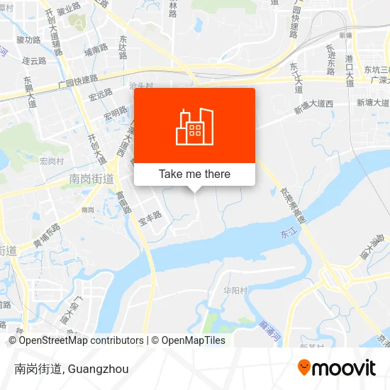 南岗街道 map