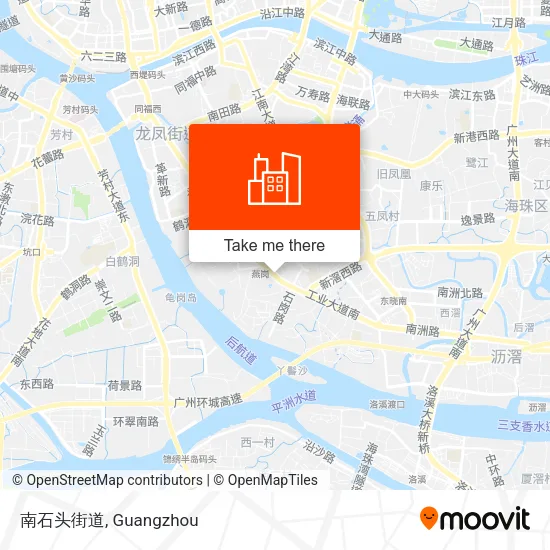 南石头街道 map