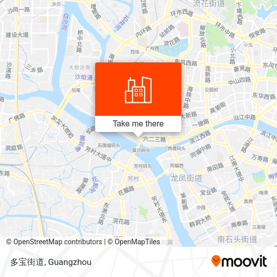 多宝街道 map