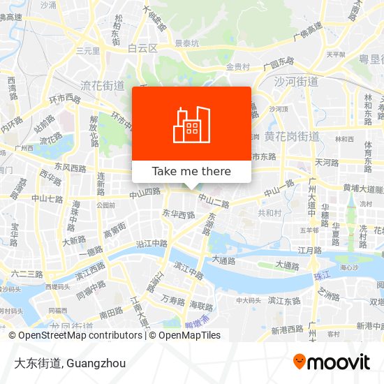大东街道 map