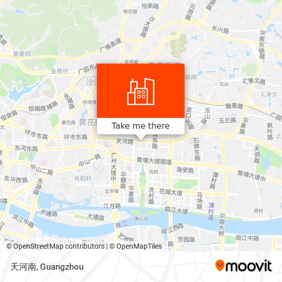 天河南 map