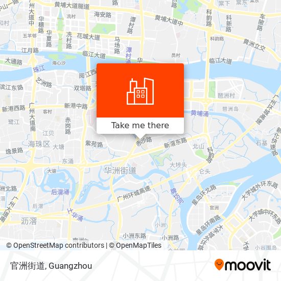 官洲街道 map