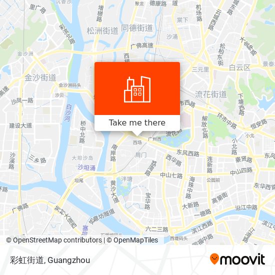 彩虹街道 map