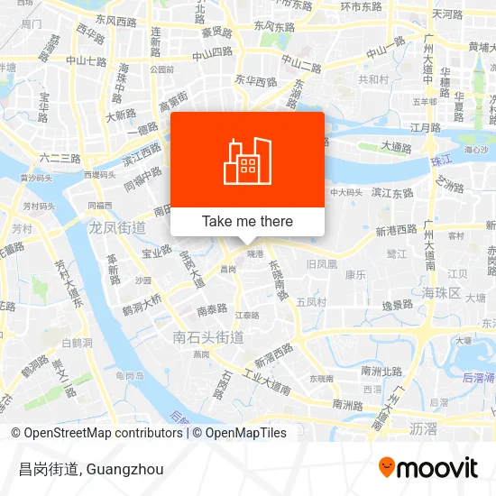 昌岗街道 map