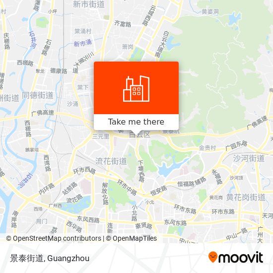 景泰街道 map